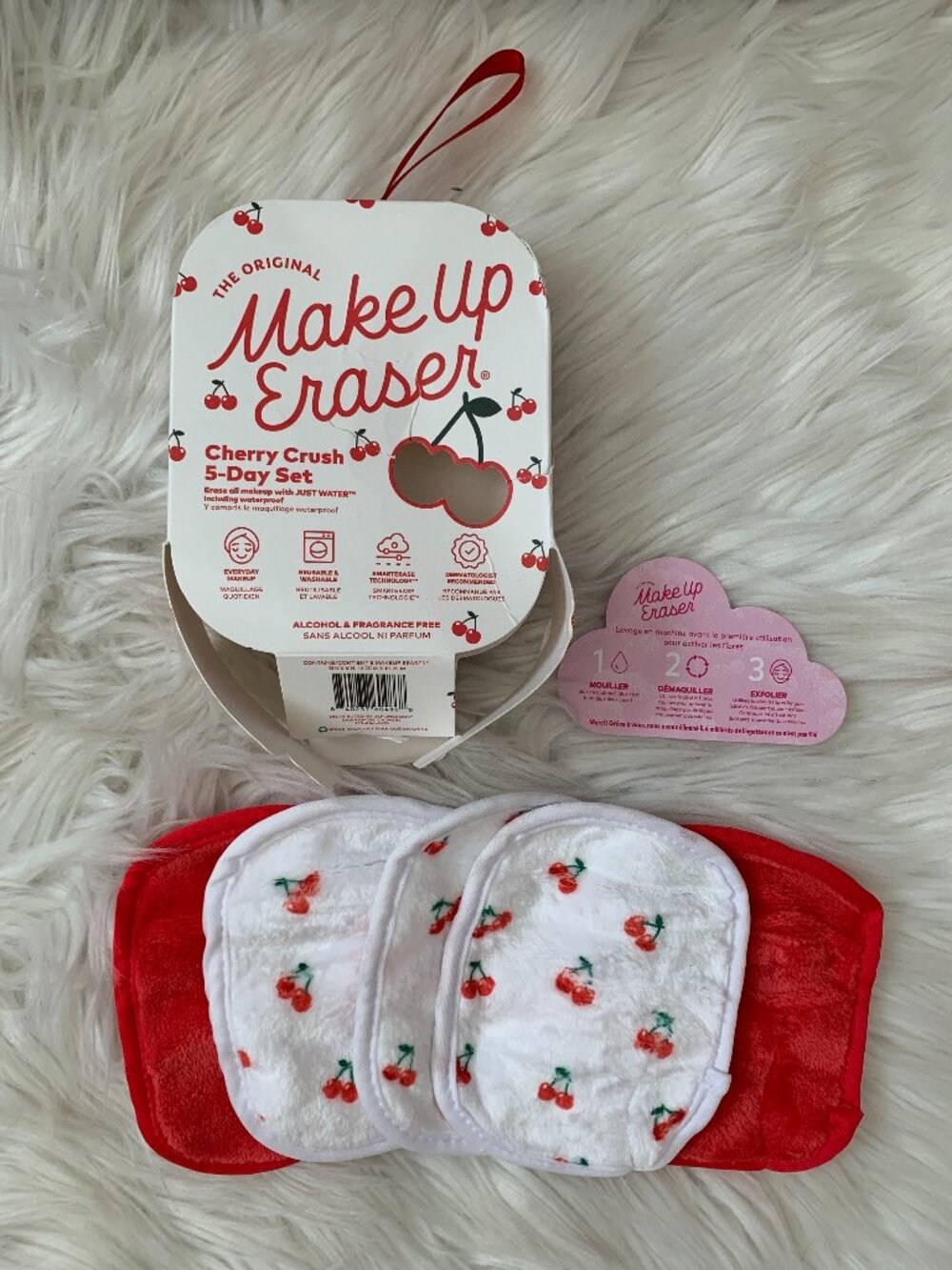 THE ORIGINAL MAKEUP ERASER Cherry Crush 5-Day Set